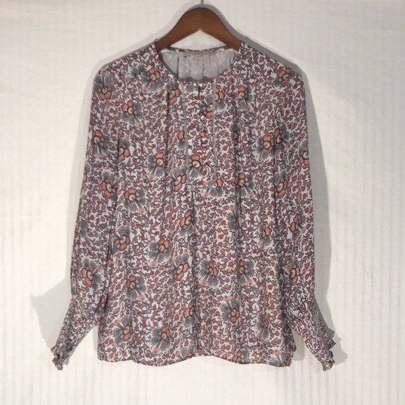 •CLEAR-OUT• 3/18 Loft floral blouse - Picture 5 of 5